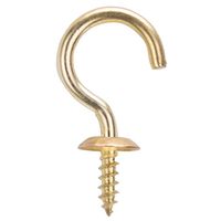 3231388 - 1-1/4IN SOLID BRASS CUP HOOK