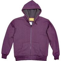 Burgundy Hooded Sweatshirt, Large
