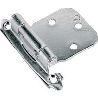 overlay hinge self closing chrome