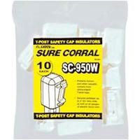 t-post safety cap insulator, white