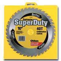 super duty carbide blade, 10in. x 40 tooth