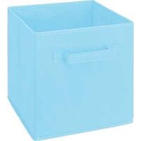 Fabric Drawer, 11in. x 10 1/2in. x 10 1/2in. Pale Blue