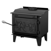 WOOD STOVES & ACC MTLAC BLACK 
