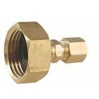 Brass Compression Fitting, 3/4in. x 1/4in.