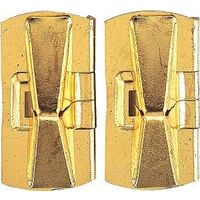 Window Locks, 2 Pc Polished Brass