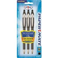 Ball Point Pens, 3 Pk Black