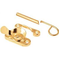 steel sash lock security pin, brass
