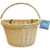 3307089-WICKER HANDLEBAR BASKET LARGE