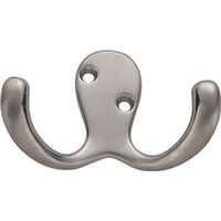 3307162 - STN CHROMDBL PRONG ROBE HOOKS