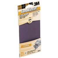 sandblaster 1/3 sheet, 3 2/3in. x 7 1/2in.  180 grit