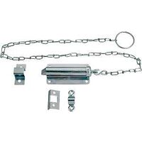 Steel Chain Bolt, 4in. Zinc