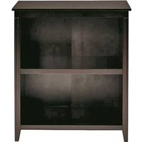 3329422 - RTA BOOKCASE 2-SHELF ESPRESSO