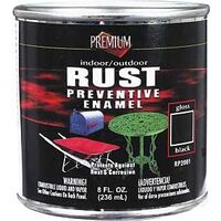 Rust Preventive Enamel, 1/2 Pt Gloss Black
