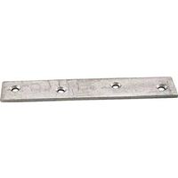 mending plate, 3in. x 3/4in. zinc