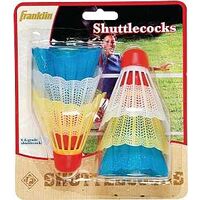 Plastic Shuttlecocks, 6 Pk