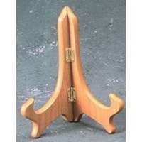 3361367 - 7" WALNUT WOODEN PLATE STAND
