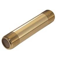 Water Supply Nipple, 3/8in. x 3in. Brass