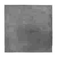 plain aluminum sheet, 1 x 1 black