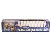White Self Coiling Hose, 1/2in. x 25 