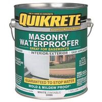 quikrete masonry waterproofer, 1 gal white