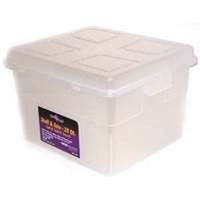 plastic stuff & tote, 35 qt lavendar