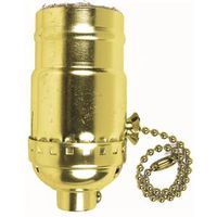 Jandorf 60411 3-Way Pull Chain Lamp Socket