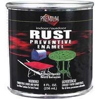 Premium Rust Preventive Enamel, 1/2 Pt Flat Black