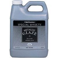 mettalic glaze, silver