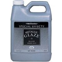 mettalic glaze, silver