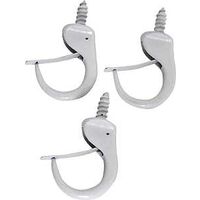 Safety Hooks White, 7/8in.