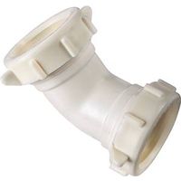 elbow coupling, pvc 1 1/2in. x 45