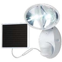 Motion Activated Solar Floodlight, White