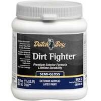 Exterior Latex Paint, 1 Qt Semi-Gloss Neutral Base