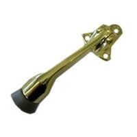 Kick Down Door Stop, Brass
