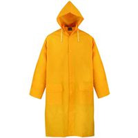 3465689-LARGE YELLOW RAINCOAT/HOOD