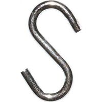 Large Open S Hook Bright Zinc, 3in.