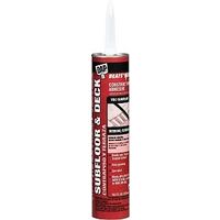 Beats The Nail Sub Floor Adhesive, 10.3 oz Tan