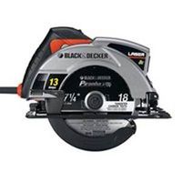 black & decker circular saw, 7 1/4in.  13 amp