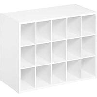 Shoe Organizer, 15 Pair White