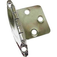 Overlay Decorative Hinge, 3/8in. Chrome