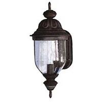Motion Sensor Lantern, Rustic Brown
