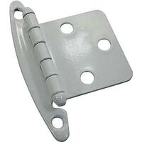 Overlay Decorative Hinge, 3/8in. White