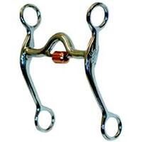 Quarter Horse Bit with Copper Cricket, 6 1/2in.