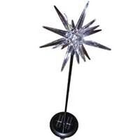 outdoor solar light stake, acrylic star burst