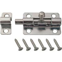 Stel Barrel Bolt, 2 1/2in. Zinc Plated
