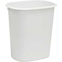 Wastebasket, 24 Qt White