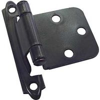 face mount overlay hinge, bronze