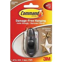 3M Command Small Hook, Bronze