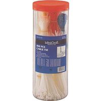 nylon cable tie assortment, 850 pc