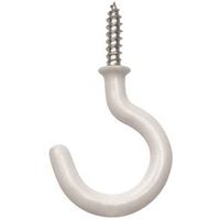 3594538 - 7/8 WHT VINYL CUP HOOKS